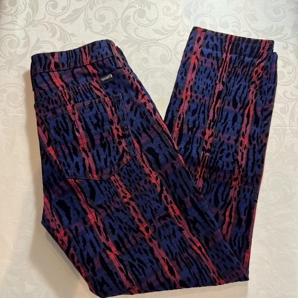 Guess by Marciano Women’s Velvet Cigarette Slim Straight Cropped Jeans Size 26
